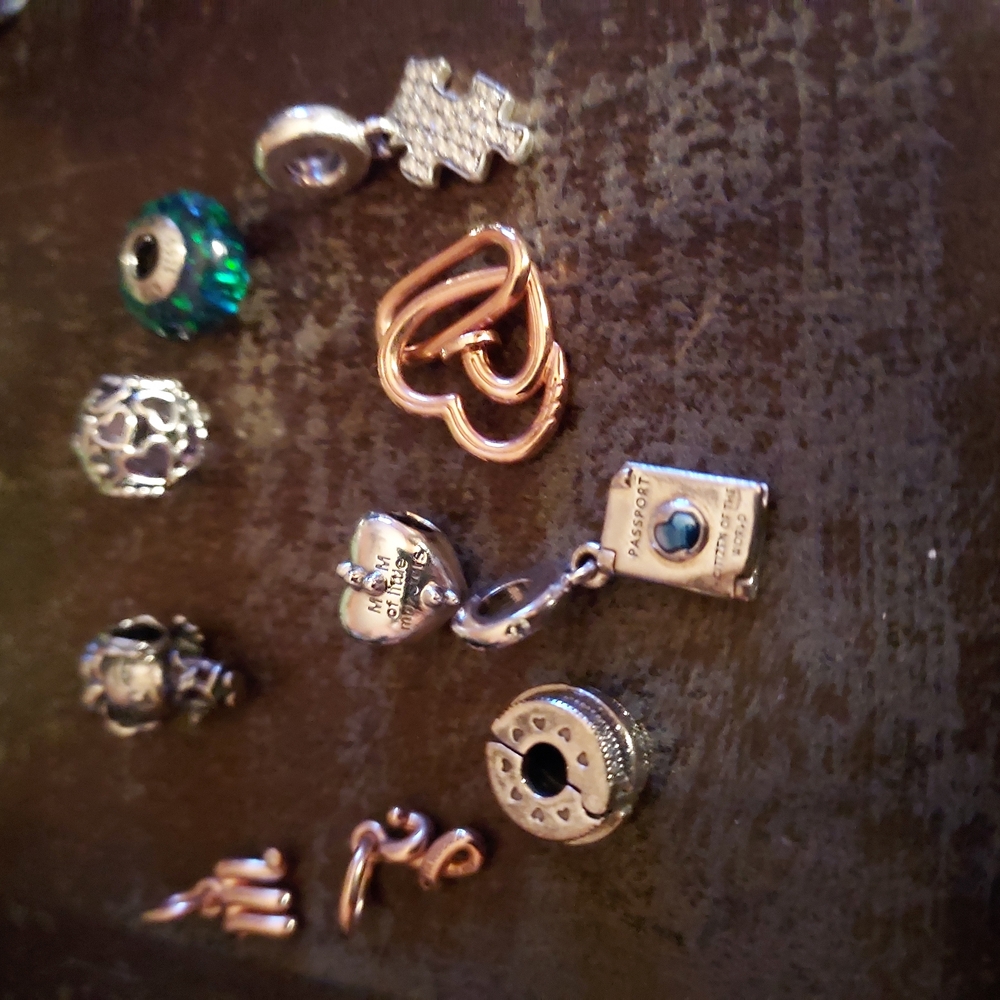 Silver and Gold Charm Collection